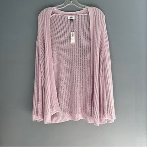 NWT Old Navy Light Purple Knit Cardigan Size Extra Large